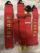 MOMO 4 Points  Harness Seat Belt Red for sale  Shipping to South Africa
