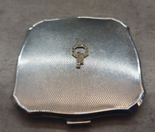 solid silver powder compact for sale  ST. ALBANS