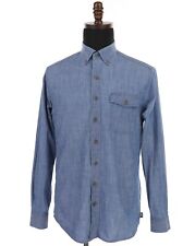 Camisa masculina Vineyard Vines slim fit crosby azul média algodão cambraia G/S comprar usado  Enviando para Brazil
