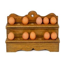 Rustic wooden egg for sale  ABERDARE