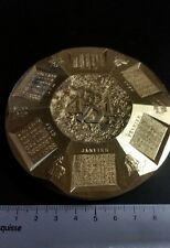 medaille bronze calendrier d'occasion  Argenteuil