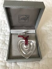 Lalique heart clear for sale  WEST BYFLEET