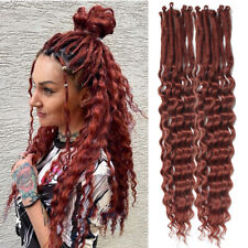 50cm Dreadlocks Hair Extension Curly Ends SE Dreads Kunsthaar Haarverlängerungen comprar usado  Enviando para Brazil