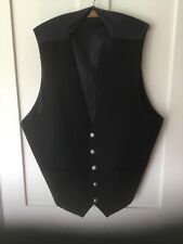 Black waistcoat. genuine for sale  WIDNES