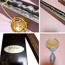 Harry Potter Hermione Offiicial Magic Wand Hand Mirror Time Turner Necklace SET for sale  Shipping to Canada