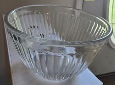 Pyrex 7401-S Ribbed Clear Glass 3-Cup Nesting Mixing Bowl 5 1/2" for sale  Shipping to South Africa
