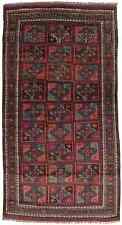 Tapete oriental marrom violeta vintage design tribal 4X8 decoração boho tapete de lã para sala comprar usado  Enviando para Brazil