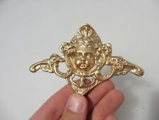 Muebles de latón Ormolu Herrajes Montaje Cabeza de Querubín Cara ESTILO Antiguo Victoriano, usado segunda mano  Embacar hacia Argentina