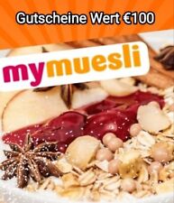Mymuesli gutscheine wert gebraucht kaufen  Wuppertal