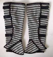 Houndstooth spats silk for sale  LONDON