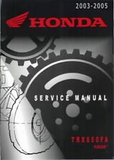 Usado, Honda 2003-2005 TRX650FA RINCON servicio de reparación manual peine encuadernado segunda mano  Embacar hacia Argentina