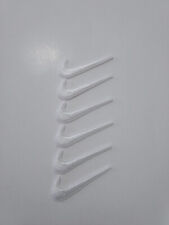 Lote 6 Parches bordados para Pegar, Termoadhesivos 5/1,5 cm estilo Nike Blanco comprar usado  Enviando para Brazil