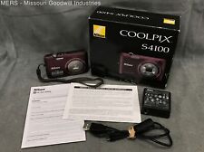Câmera Digital Nikon CoolPix S4100 14.0 MP Com Caixa COMO ESTÁ comprar usado  Enviando para Brazil