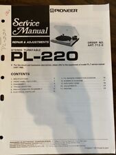 Pioneer 220 pl200 for sale  Rockaway