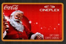 Cartão presente CINEPLEX (Canadá) Papai Noel com Coca-Cola (2013) (US$ 0), usado comprar usado  Enviando para Brazil