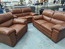 Leather cozee seater for sale  PETERBOROUGH