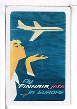 Única Empresa Aérea Carta De Baralho "Finnair, Fin 139 um", Chan #, Faces Padrão comprar usado  Enviando para Brazil