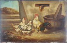 Ancien tableau poules d'occasion  Versailles