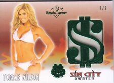 Used, 2024 BENCHWARMER EMERALD ARCHIVE TORRIE WILSON SIN CITY SWATCH CARD /2 for sale  Shipping to South Africa