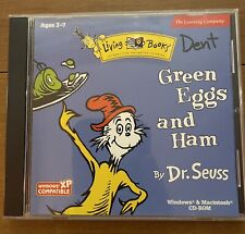 Living Books Green Eggs & Ham Dr Seuss PC CD Rom livro interativo Windows Mac comprar usado  Enviando para Brazil
