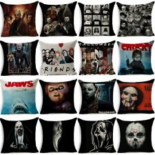 Halloween Horror Cushion Cover Chucky Terror Nun Hellraiser Annabelle Scream for sale  Shipping to South Africa