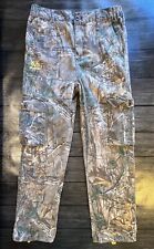 Pantalones de camuflaje Realtree Edge para hombre talla 28x30 bosque caza campamento informales segunda mano  Embacar hacia Argentina
