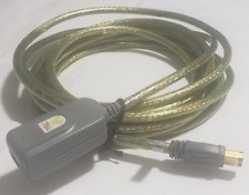 Cabo de extensão extensor Firewire ativo 15 pés 6 pinos M F IEC-ADP3580 IEEE-1394A comprar usado  Enviando para Brazil