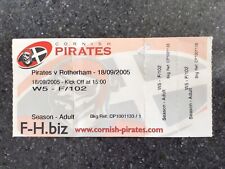 Cornish pirates rotherham for sale  DELABOLE
