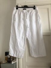 Trousers linen white for sale  MANSFIELD