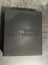 Celular Motorola Droid RAZR MAXX HD SOMENTE CAIXA com ferramenta de cartão SIM e livros comprar usado  Enviando para Brazil