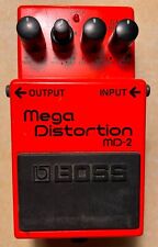 Pedal de efeitos de guitarra BOSS Mega Distortion MD-2 laranja - Frete rápido EUA, usado comprar usado  Enviando para Brazil