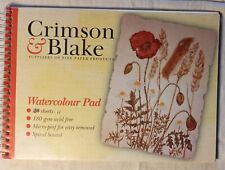 Crimson blake watercolour for sale  LONDON