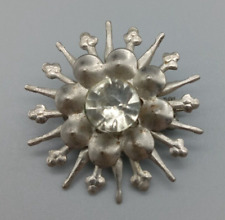 Broche Hollywood Regency Starburst vidro strass meados do século MCM vintage, usado comprar usado  Enviando para Brazil