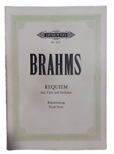 Brahms requiem klavierauszug gebraucht kaufen  Langen