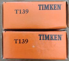 2 X TIMKEN T139 TAPERED ROLLER BEARING , NIB, FREE SHIPPING! (2 Boxes), used for sale  Shipping to South Africa