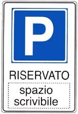 Cartello segnaletico parcheggi usato  Acate