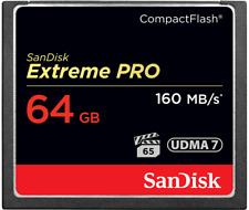 Cartão de memória flash compacto Sandisk Extreme Pro 64GB CF 160MB/s 1067x UDMA7  comprar usado  Enviando para Brazil