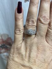 NEIL LANE 14K White Gold Diamond Engagement Ring   1  1/5 Carat Tw for sale  Braddock