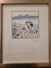 Tintin rare sérigraphie d'occasion  Canet-en-Roussillon