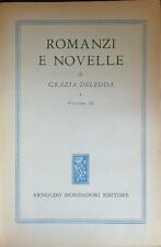 Romanzi novelle iii usato  Italia