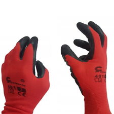 Arbeitshandschuhe Montagehandschuhe Handschuhe rot Latex Garten KFZ Gr. 7-11 comprar usado  Enviando para Brazil