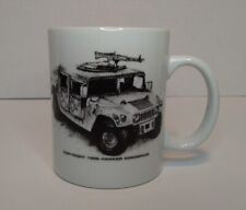 Vintage Hawker Aerospace M998A2 HMMWV Hummer Coffee Mug Cup 1996 AM General Army for sale  Shipping to South Africa