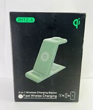 3-in-1 Wireless Charging Station Fast Wireless Charging JH ( Missing Charger ) for sale  Shipping to South Africa