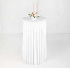 Mesa simple cubierta mesa lycra barra alta mesa lino banquete decoración de boda segunda mano  Embacar hacia Argentina