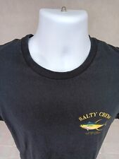 Camiseta Salty Crew Masculina Grande Preta Studio Abachar Find Refuge In The Sea, usado comprar usado  Enviando para Brazil