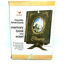Vintage Pine Cardinal Industries Country Americana Memory Book and Easel 15" for sale  Shipping to South Africa