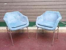 Pair blue armchairs d'occasion  France