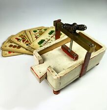 Antique 19th Century Card Press, Flower Press, Group of Antique Tarot Cards for sale  San Marcos
