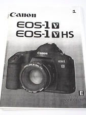 Manual de instrucciones para cámara Canon EOS-1V, EOS-1VRS - fotocopia segunda mano  Embacar hacia Argentina