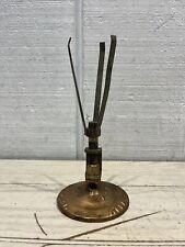 Antique Vintage Brass Bunsen Burner H.T.Q. Co. Atlanta Georgia, used for sale  Shipping to South Africa
